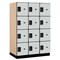Salsbury Industries 4 Tier Designer Locker, 54"Wx76"Hx24"D, 12 Door, Gray 18-24364GRY - alternate 1